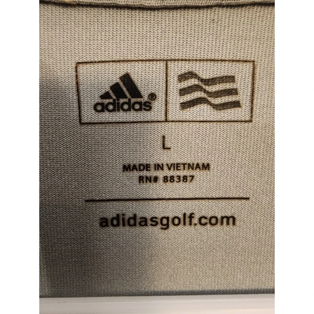 Adidas Golf Climalite Men's Large Light Blue Polo Shirt‎ Activewear Casual